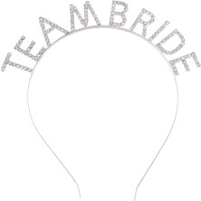 Ttt Gümüş Kaplama Kristal Taşlı Team Bride Taç
