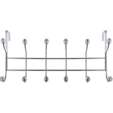 ACERO Askılık, Kapı Arkası, 6'lı, Krom, Misketli