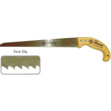 Epilons Eco Lounge Abay Ince Diş Bağ Testere 35 cm - Ahşap Sap