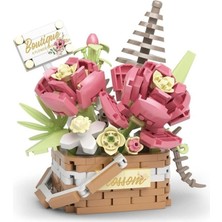 Epilons Mey Ithalat® P1088 Çi̇çek Buketi̇ 395 Parça Block Oyuncak