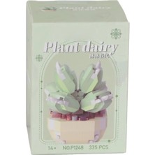 Epilons Mey Ithalat® P1248 Si̇mülasyon Çi̇çek Seri̇si̇ 335 Parça Block Oyuncak