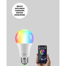Kumanda Destekli Çok Renkli Akıllı LED Ampul