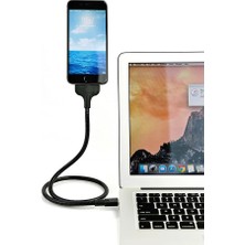 Epilons Lazy Acrobat USB Stand Kablo Iphone 5S678 Xsxr USB KABLO-(5775)