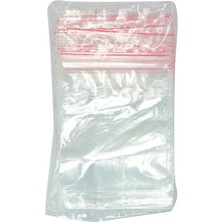 TeknoKapsül Kilitli Naylon Torba Poşet 9X11 cm Şeffaf 100 Adet 1 Paket