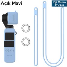 TeknoKapsül Ally Osmo Pocket Koruyucu Silikon Kılıf+El ve Boyun Strap ASKISI-(5775)