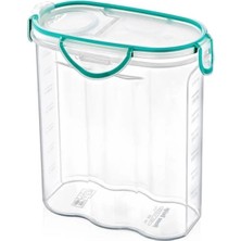 TeknoKapsül Uravas Store® Kilitli Kapaklı Contalı Hava,su Sıvı Geçirmez 2,4 Litre Erzak Saklama KABI-SA590