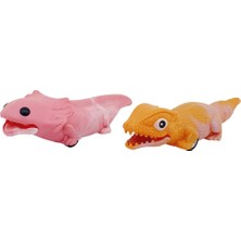 TeknoKapsül Sürtmeli Sürüngen Hayvanlar 2'li - Semender &amp; Dinazor