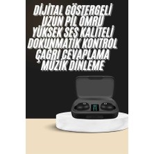 TeknoKapsül Kablosuz Dijital Göstergeli Çağrı Cevaplayabilen Tws 5.0 Bluetooth Kulaklık