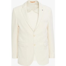 Altınyıldız Classics Ekru Erkek Slim Fit Ceket ACE004261321_EKR