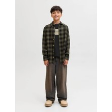 Jack & Jones Baskılı Siyah Erkek Çocuk T-Shirt 12289914