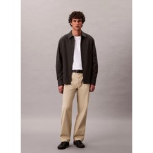 Calvin Klein Jeans Standart Bel Rahat Bej Erkek Chino Pantolon LV04RB602GNSU Bej Chino Pantolon