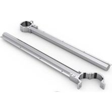 TeknoKapsül Koral Sabit Alüminyum Balkon Çamaşır Kurutmal Askılığı