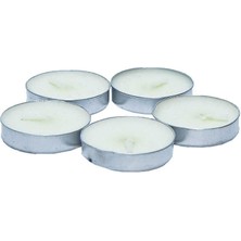 TeknoKapsül Tea Lights Beyaz Mum 5 Li 1 Paket