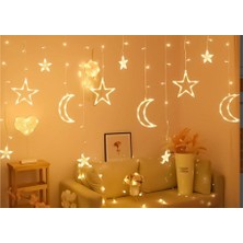 Epilons Ay Yıldız Perde LED 3m