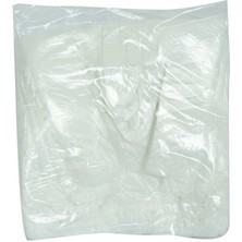 TeknoKapsül Ekonomik Küçük Boy Atlet Hışır Poşet 38X22 cm Ince Beyaz 250 Adet 1 Paket