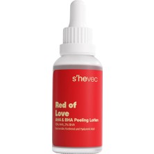 Hype Store She Vec Red Of Love -%10 Aha +%2 Bha Yüz Peeling (30 Ml)