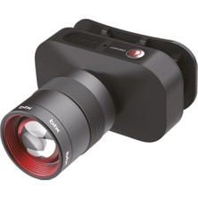Bix BXT1FL Şarj Edilebilir 10W Kafa Feneri – 750 Lümen, 2500 Mah, 4 Işık Modlu Zooming Özellikli LED Kafa Lambası Headlight