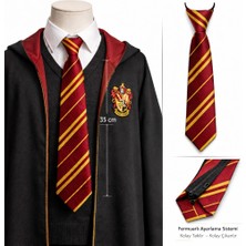 TeknoKapsül Harry Potter Gryffindor Fermuarlı Ayarlanabilir Kravat