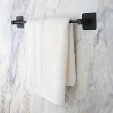 TeknoKapsül Uravas Store® Kendiliğinden Yapışkanlı Siyah Çubuk Havluluk