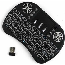 Epilons Kablosuz Türkçe Q Klavye Rgb Işıklı Televizyon Ps3 Dokunmatik Mouse