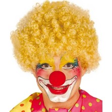 Epilons Sarı Renk Kıvırcık Afro Palyaço Seti