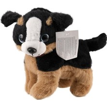 TeknoKapsül Sesli Peluş Köpek - 2309033 - Kahverengi-Siyah