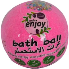 TeknoKapsül Pembe Düşler El Yapımı Banyo Küvet Topu Sabunu Pembe 90-120 gr