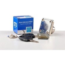 TeknoKapsül Std 138-22 mm Kare Çekmece Kilidi