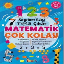 TeknoKapsül Sayıları Say Topla Çıkar Matematik Çok Kolay - 5-6 Yaş