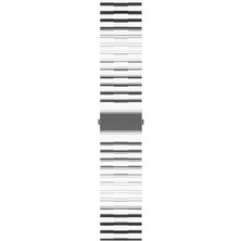 Zore Samsung Galaxy Watch Active 2 44MM Uyumlu 20MM Kordon Şeffaf Renkli Transparan Krd-27 Kayış