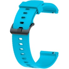 Zore Samsung Gear S2 Uyumlu Krd-46 20MM Uyumlu Kordon Silikon Tırtıllı Yumuşak Esnek Krd-46 Kayış