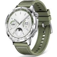 Samsung Gear S3 22MM Uyumlu Kordon Silikon Örgü Desenli Dikişli Zore KRD-102 Kayış