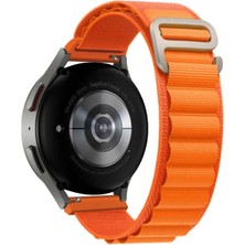 Samsung Gear S2 (20MM) Uyumlu Kordon Alpine Hasır Örgü Zore Krd-74 Kumaş Kayış