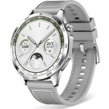 Samsung Gear S3 22MM Uyumlu Kordon Silikon Örgü Desenli Dikişli Zore KRD-102 Kayış