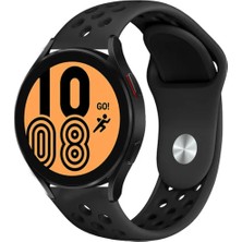 Zore Samsung Gear S2 (20MM) Uyumlu Kordon Silikon Esnek Yumuşak Delikli Spor Krd-02 Kayış