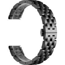 Zore Samsung Gear S2 (20MM) Uyumlu Kordon Metal Geçmeli Paslanmaz Krd-20 Kayış