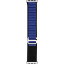 Zore Apple Watch 38MM Uyumlu Kordon Naylon Kumaş Spor Görünümlü Band-74 Hasır Kayış