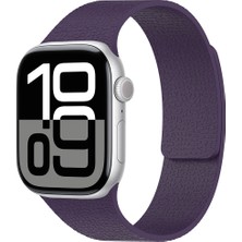 Apple Watch 10 42MM Uyumlu Zore KRD-136 Kabartma Desenli Silikon Kordon