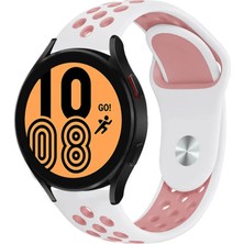 Zore Samsung Gear S3 22MM Uyumlu Kordon Silikon Esnek Yumuşak Delikli Spor Krd-02 Kayış