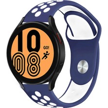 Zore Samsung Gear S3 22MM Uyumlu Kordon Silikon Esnek Yumuşak Delikli Spor Krd-02 Kayış