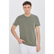 Altınyıldız Classics Yumuşak Dokulu Slim Fit Dar Kesim Bisiklet Yaka Tişört