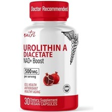 Nature's Fusions (Özelsporcugıdaların'dan !!) Nutri Urolithin A Diacetate 500MG 30 Veg Capsul.usa Menşei.60.
