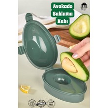 Muf Home Avokado Saklama Kabı - 3 Tarafı Kilitli, Bpa Içermez, Yarım Avokado Koruyucu Kutu