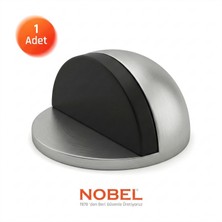 Nobel Yarımay Yapışkanlı Kapı Stoperi, Kapı Tamponu, Metal Kapı Stopu Durdurucu Tutucu Tutacağı Inox