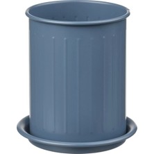 Ikea Valvardad Çatal Bıçaklık Koyu Gri-Mavi-Galvanizli 13 cm