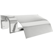 Nobel Braga Lüx Kapaklı Tuvalet Kağıtlık, Wc Kağıtlık Tutucu Inox