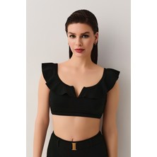 Suwen Volanlı Bralet Bikini Üst
