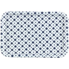 Madame Coco Rêve Bleu Petite Fleur Dikdörtgen Tepsi