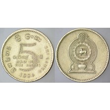 Banknoting Sri Lanka 5 Rupi 1994.