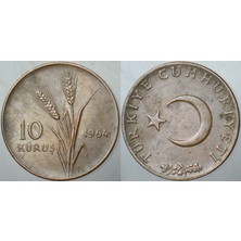 Banknoting Türkiye Cumhuriyeti 10 Kuruş 1964.
